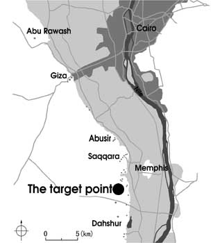 map of dahshur